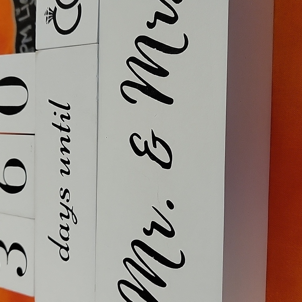Countdown Block Set for Wedding - Picture 2 of 4